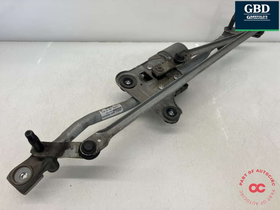 Viskermotor frontrute komplett m/overføring til Volvo V70 2007-2013 (Type III, Fase 1) (BOSCH||31333456|3 397 021 528| 1 397 220 668)