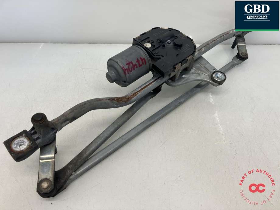 Viskermotor frontrute komplett m/overføring til Volvo V70 2007-2013 (Type III, Fase 1) (BOSCH||31333456|3 397 021 528| 1 397 220 668)