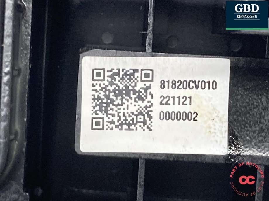 Parkeringskamera bak til Kia EV6 2021-->> (|81820CV010)