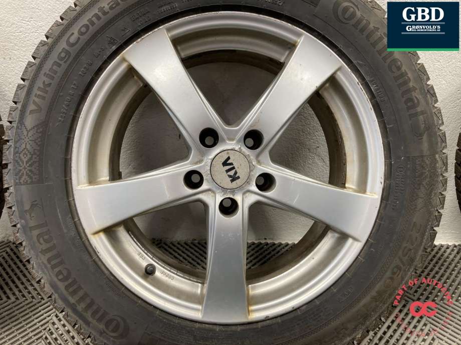 Hjulsett aluminium vinter til Kia Sportage 2010-2016 (Type III)  (CONTINENTAL|VIKING CONTACT 8|225/60R17 H XL PROD 2025|7.5JX17H2 ET38)