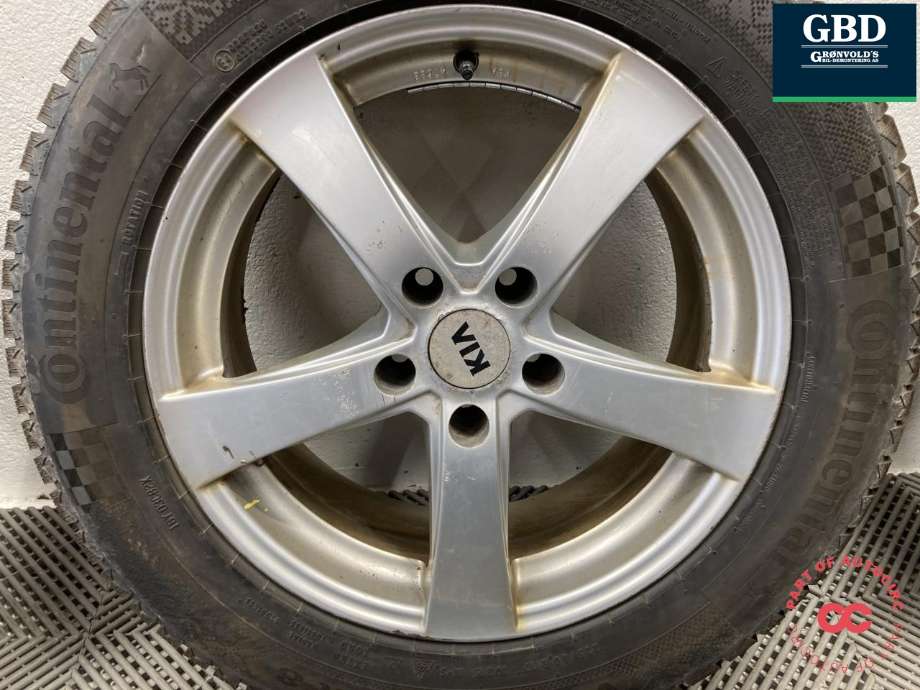 Hjulsett aluminium vinter til Kia Sportage 2010-2016 (Type III)  (CONTINENTAL|VIKING CONTACT 8|225/60R17 H XL PROD 2025|7.5JX17H2 ET38)