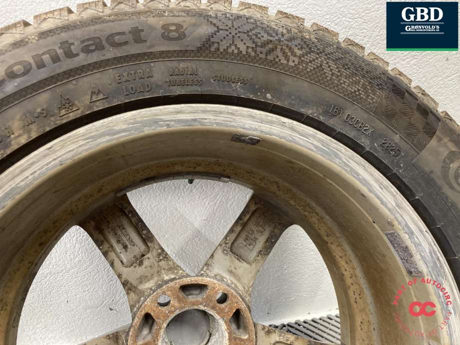 Hjulsett aluminium vinter til Kia Sportage 2010-2016 (Type III)  (CONTINENTAL|VIKING CONTACT 8|225/60R17 H XL PROD 2025|7.5JX17H2 ET38)
