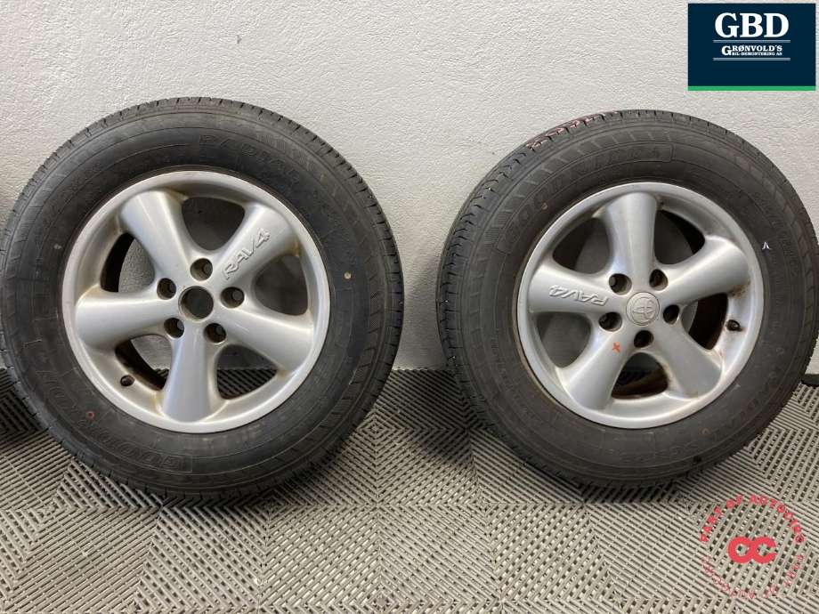 Hjulsett aluminium sommer til Toyota RAV4 2000-2006 (Type II) (GOODRIDE|RADIAL SC 328. PROD 2024|215/70R16C|7.0JX16H2 ET45)