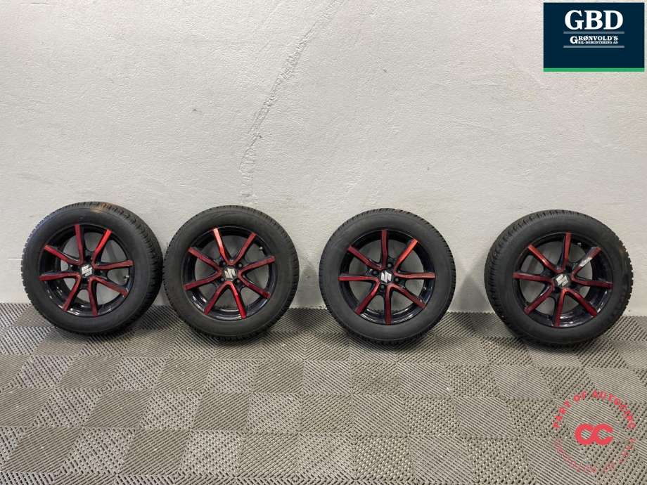 Hjulsett aluminium vinter til Suzuki Ignis, 2016-->> (Type II)  (FIRESTONE PIGGFRI|WINTERHAWK 4 PROD 2025)
