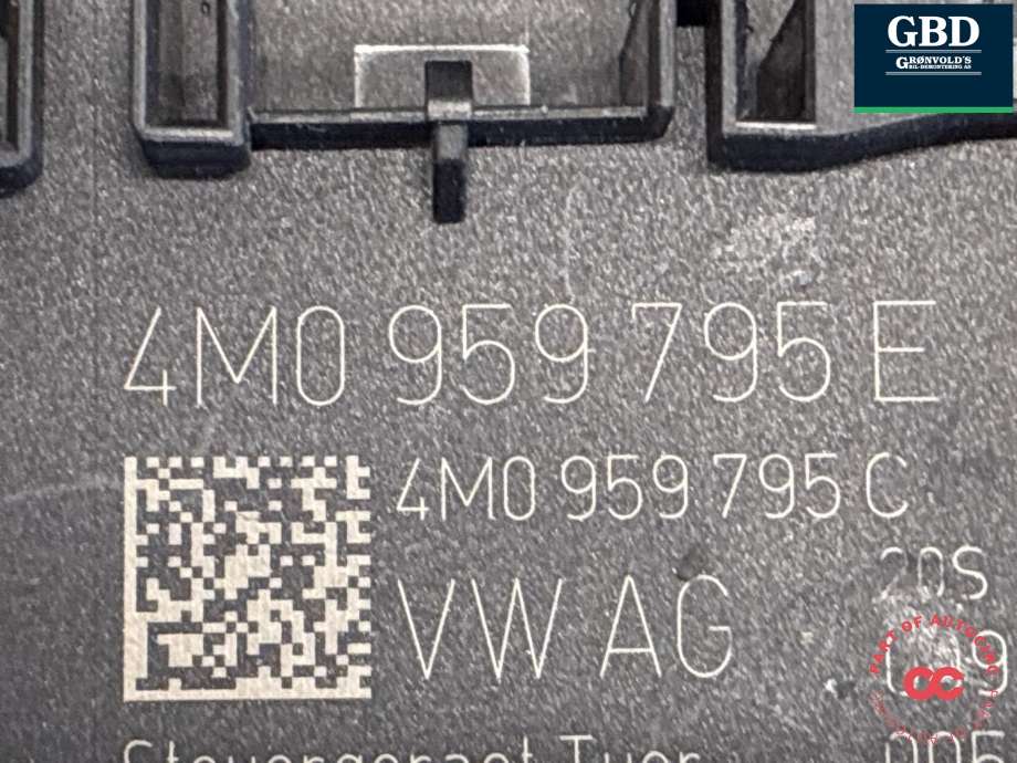 Styreenhet dør høyre bak til Audi Q7 2015-->> (Type II) (|4M0 959 795 E)