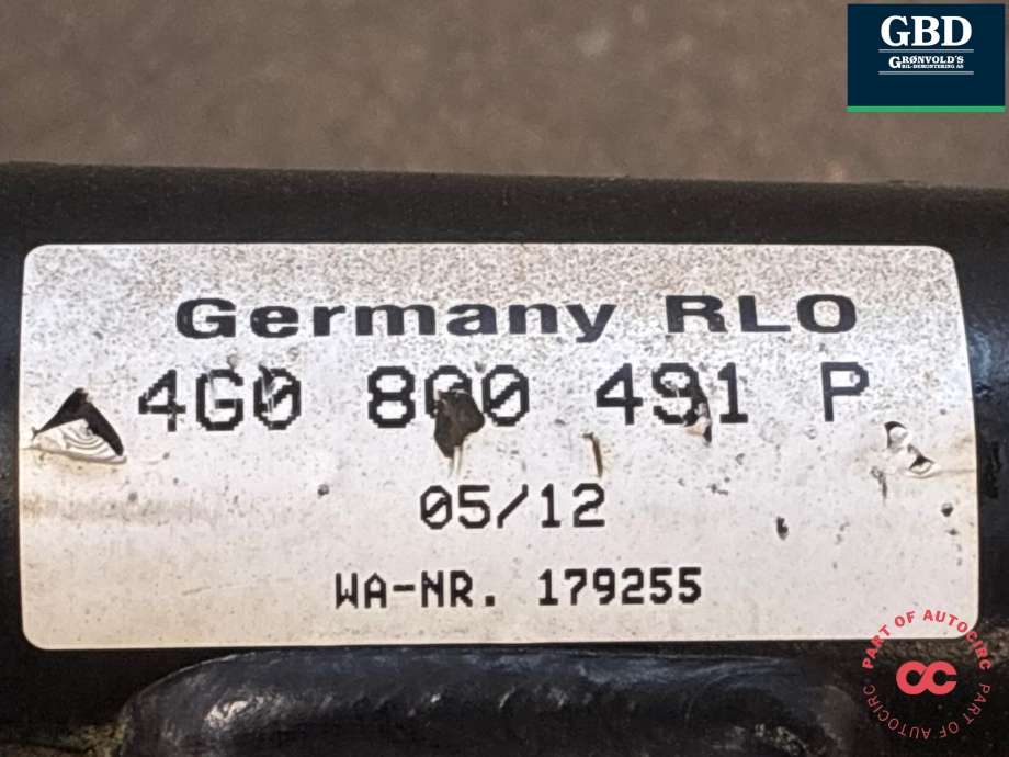 Hengerfeste til Audi A6 2011-2014 (Type IV, Fase 1) (C7) (C7) (NO PART ID|)