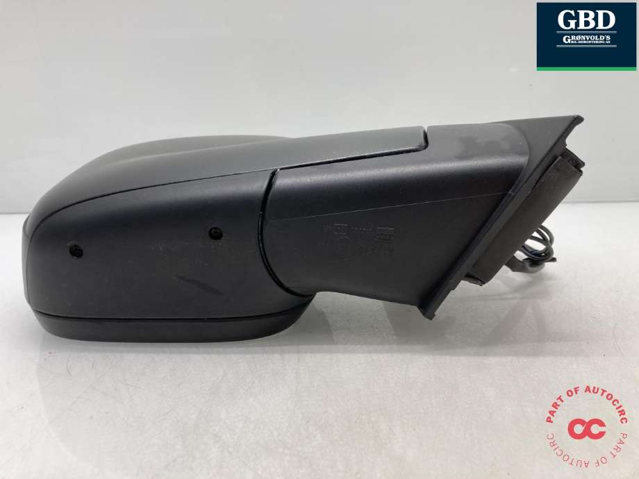 Speil høyre til VW Caddy 2010-2015 (Type III, Fase 2)  (2K5 857 508 AP 9B9|2K5 857 508 AE 9B9|)