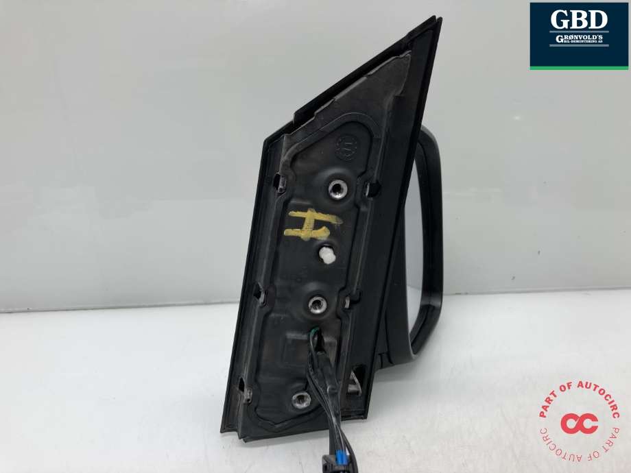 Speil høyre til VW Caddy 2010-2015 (Type III, Fase 2)  (2K5 857 508 AP 9B9|2K5 857 508 AE 9B9|)