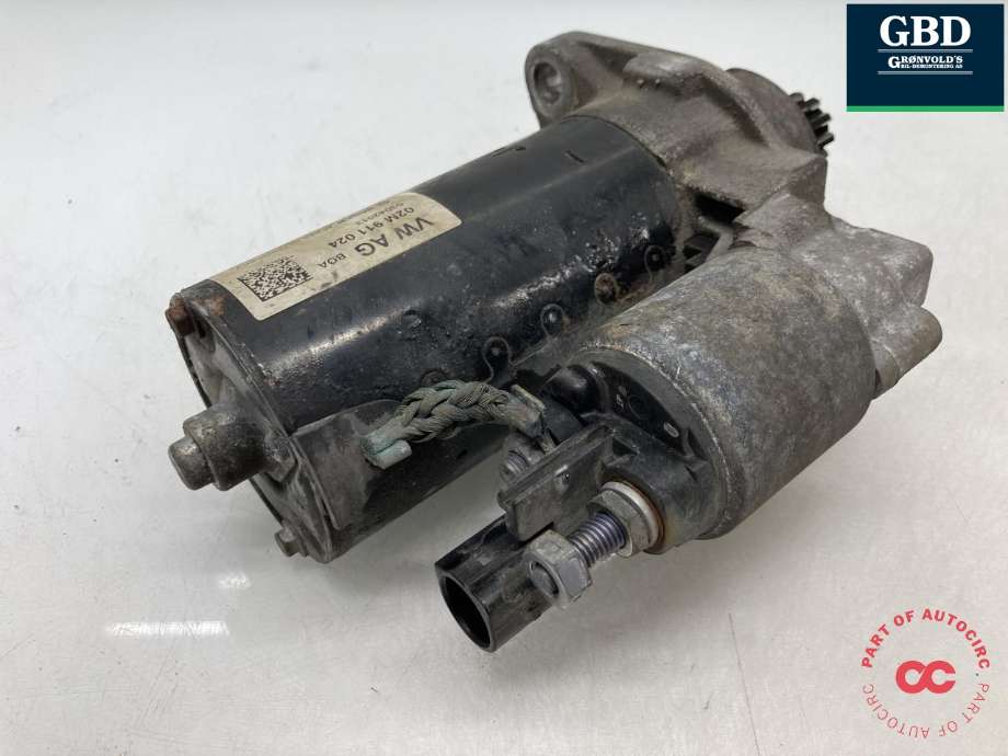 Starter diesel til VW Caddy 2010-2015 (Type III, Fase 2)  (|02M 911 024)