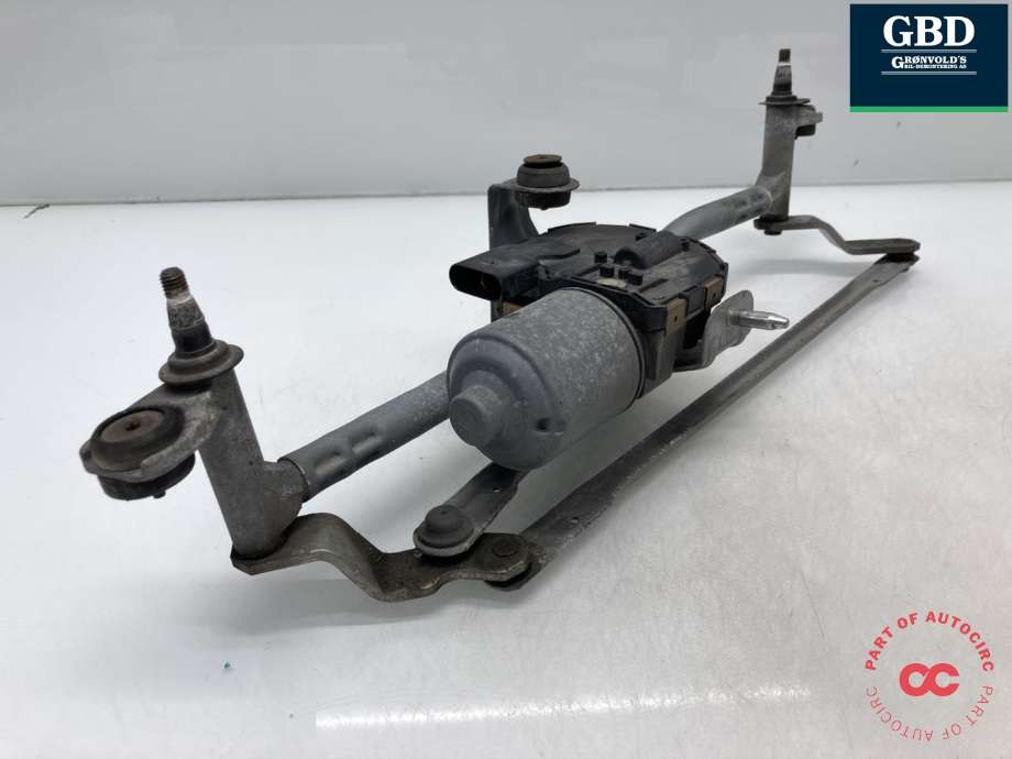 Viskermotor frontrute komplett m/overføring til VW Caddy 2010-2015 (Type III, Fase 2)  (2K1 955 023 J|1T1 955 023 A|1T1 955 023 A BVA)