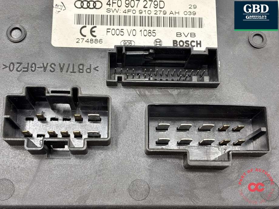 Styreenhet diverse til Audi Q7 2010-2015 (Type I, Fase 2) (|4F0 907 279D)