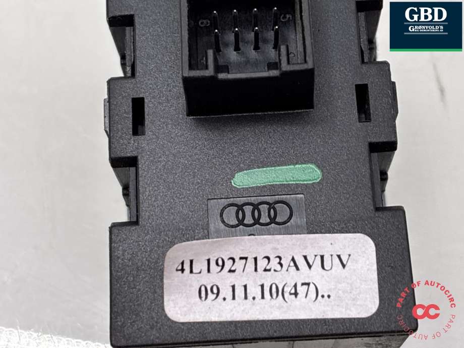 Bryter diverse til Audi Q7 2010-2015 (Type I, Fase 2)  (4L1 927 123 A  5PR|)