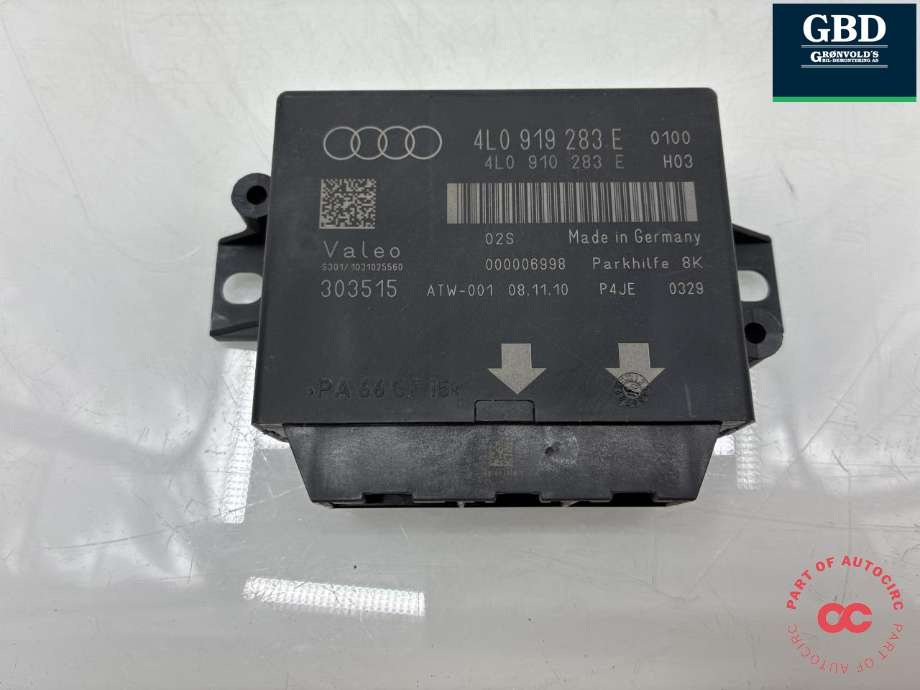 Styreenhet parkering til Audi Q7, 2010-2015 (Type I, Fase 2)  (4L0 910 283 E)