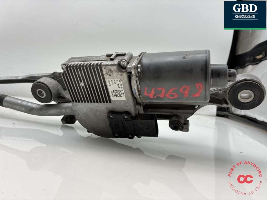Viskermotor frontrute komplett m/overføring til Audi Q7 2010-2015 (Type I, Fase 2)  (4L1 955 023 F|4L1 910113|)