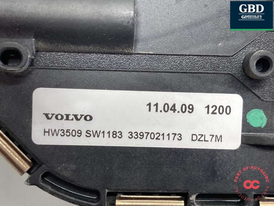 Viskermotor frontrute til Volvo V60 2010-2013 (Type I, Fase 1) (30753493|)
