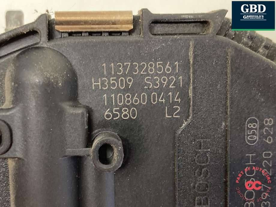 Viskermotor frontrute til Volvo V60 2010-2013 (Type I, Fase 1) (30753493|)