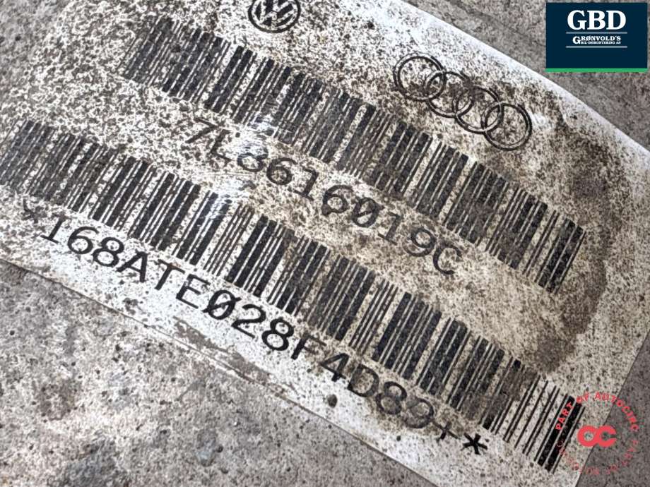 Fjær bak nivå luftpute/belg til Audi Q7 2010-2015 (Type I, Fase 2)  (7L8 616 019 G|7L8 616 019 C|)