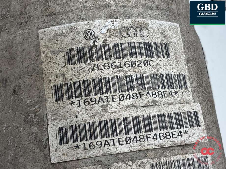 Fjær bak nivå luftpute/belg til Audi Q7 2010-2015 (Type I, Fase 2) (7L8 616 020 G|7L8 616 020 C|)