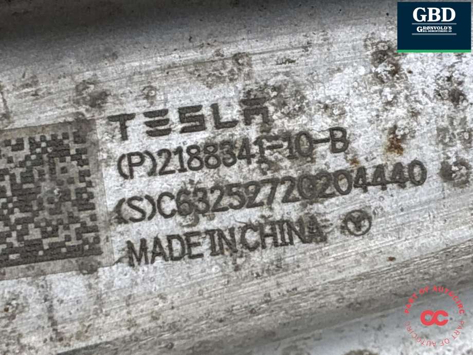 Bærebru venstre foran nedre til Tesla Model Y 2024-->> (Type II) (2188354-10-B|2188341-10-B|)