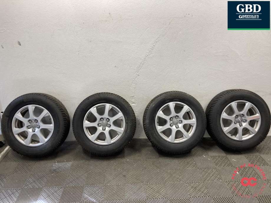Hjulsett aluminium vinter til Audi Q5 2012-2017 (Type I, Fase 2) (CONTINENTAL PIGGFRI|VIKING CONTACT 7 PROD 2023|235/65R17|E7JX17 ET37)