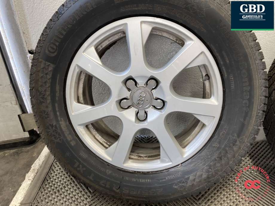 Hjulsett aluminium vinter til Audi Q5 2012-2017 (Type I, Fase 2) (CONTINENTAL PIGGFRI|VIKING CONTACT 7 PROD 2023|235/65R17|E7JX17 ET37)
