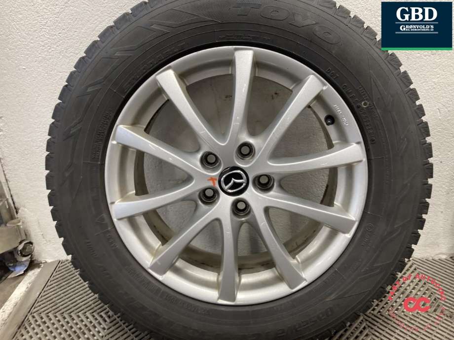 Hjulsett aluminium vinter til Mazda CX-5 2012-2017 (Type I)  (TOYO ICE FREEZER|PIGG  8.8-9.2 MM|225/65R16  PROD 22|7JX17H2  ET56)