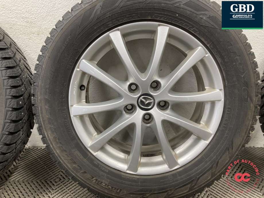 Hjulsett aluminium vinter til Mazda CX-5 2012-2017 (Type I)  (TOYO ICE FREEZER|PIGG  8.8-9.2 MM|225/65R16  PROD 22|7JX17H2  ET56)