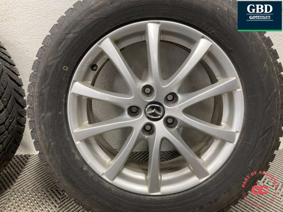 Hjulsett aluminium vinter til Mazda CX-5 2012-2017 (Type I)  (TOYO ICE FREEZER|PIGG  8.8-9.2 MM|225/65R16  PROD 22|7JX17H2  ET56)