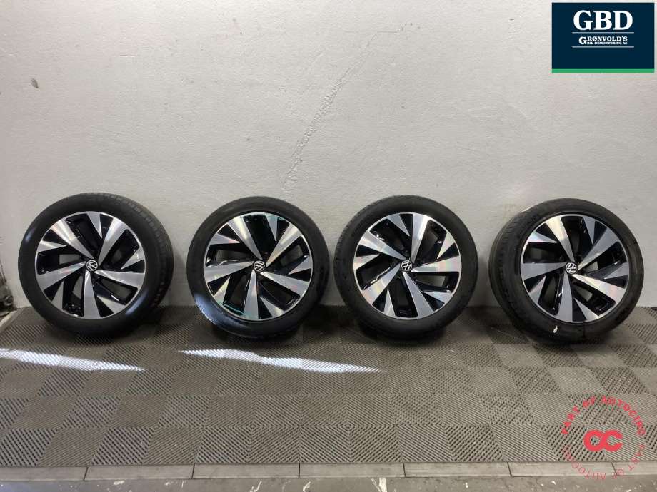 Hjulsett aluminium sommer til VW ID.4, 2020-->> (HANKOOK VENTUS SI EVO3|2STK 235/50R20 8JX20 ET 45)