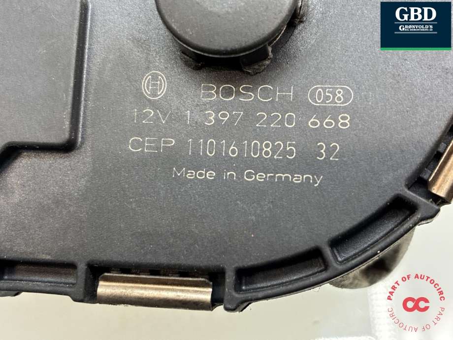 Viskermotor frontrute til Volvo XC60 2008-2013 (Type I, Fase 1)  (31333454|1 397 220 668|)