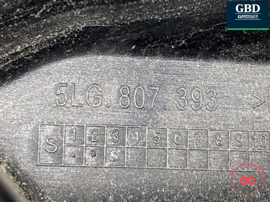 Støtfangerforsterkning bak til Škoda Enyaq 2021-->> (|5LG807393 A| 5LG807393|5WA962133D| 5WA962133B)