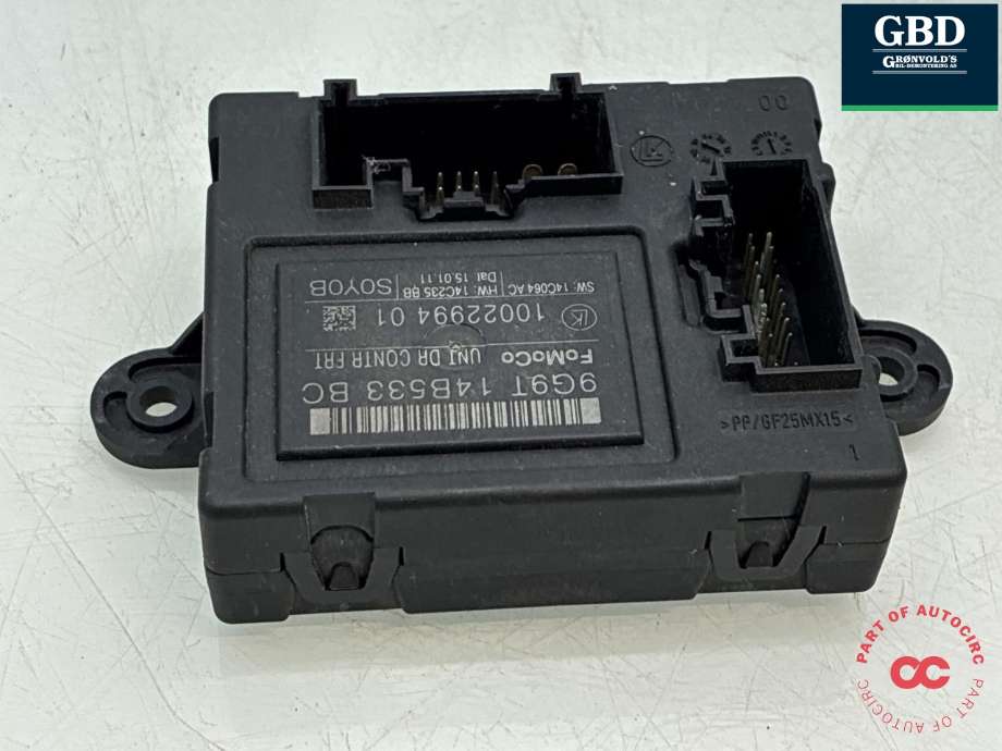 Styreenhet dør venstre foran til Volvo XC60 2008-2013 (Type I, Fase 1)  (31316898|9G9T 14B533 BC|)