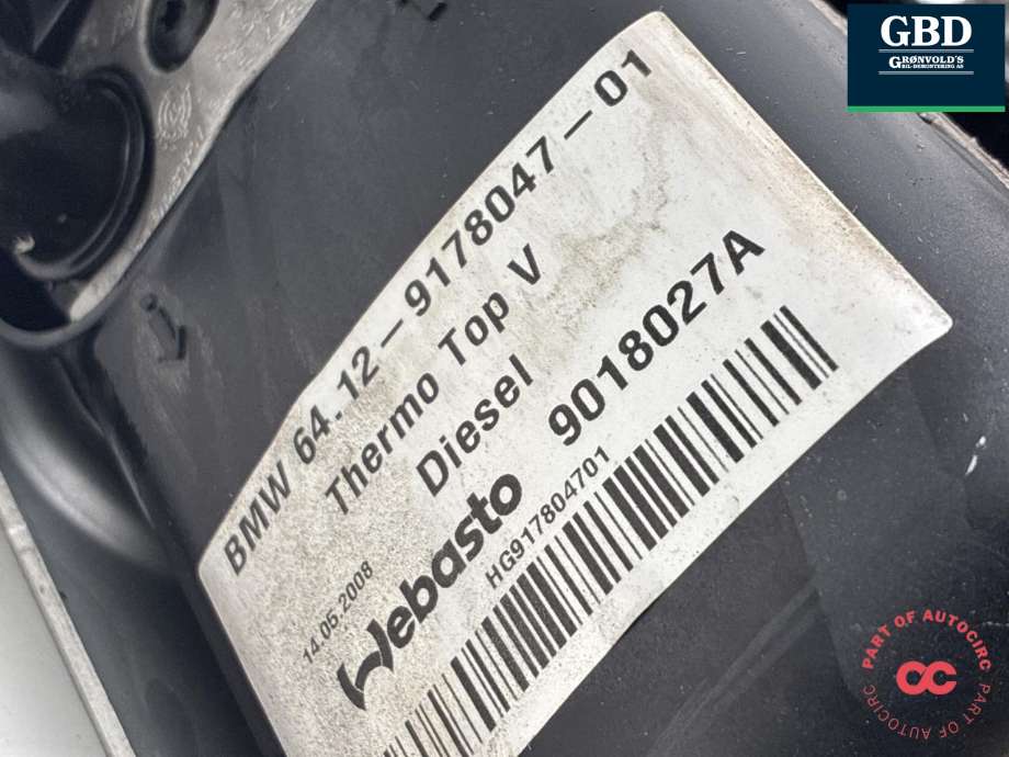 Dieselvarmer til BMW X5 2007-2013 (E70) (E70) (64 12 9 197 017|)