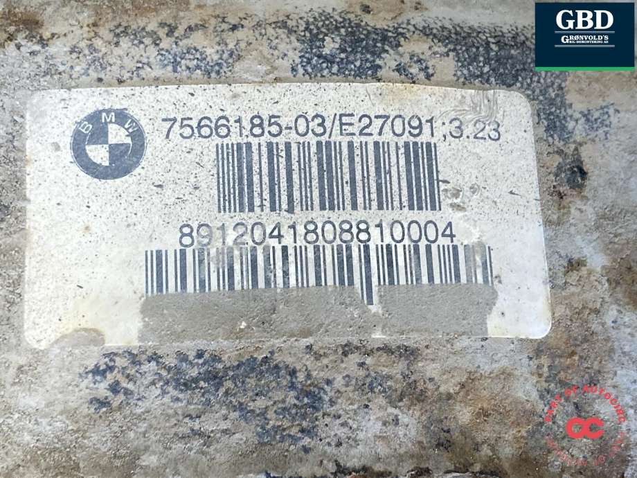 Kardang klokke bak til BMW 3-Serie 2005-2011 (E90/E91/E92/E93) (E90/E91/E92/E93) (33 10 7 566 186|)