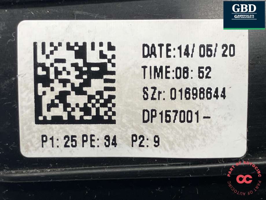 Varmeapparat motor til Mercedes Vito 2014-->> (W447) (W447) (A 000 830 47 01|01698644|DP157001)