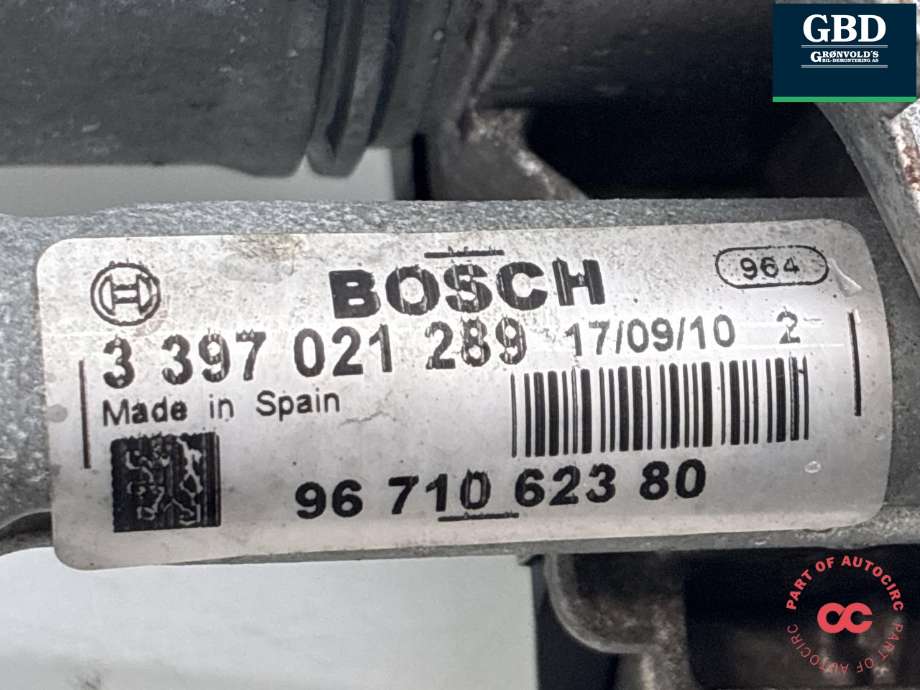 Viskermotor foran høyre til Peugeot 5008 2010-2017 (Type I) (|3 397 021 289)