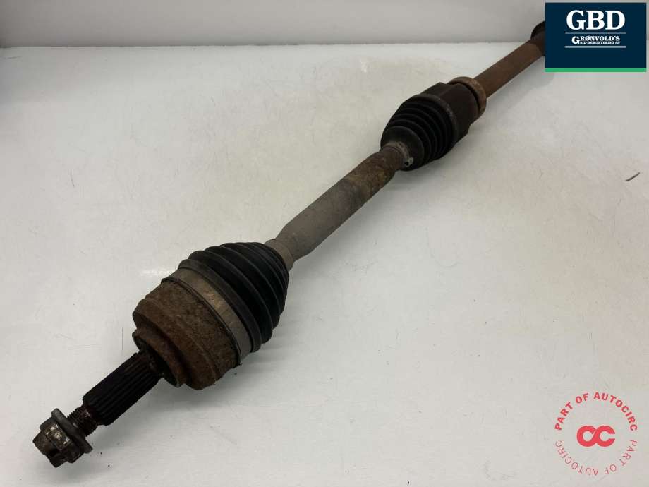 Drivaksel høyre foran, bensin/automat til Renault Captur 2013-2020 (Type I) (391006849R|391008191R|)