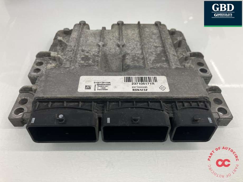 Styreenhet motor til Renault Captur 2013-2020 (Type I)  (CONTINENTAL|237102982S|237105171R|237103333R)