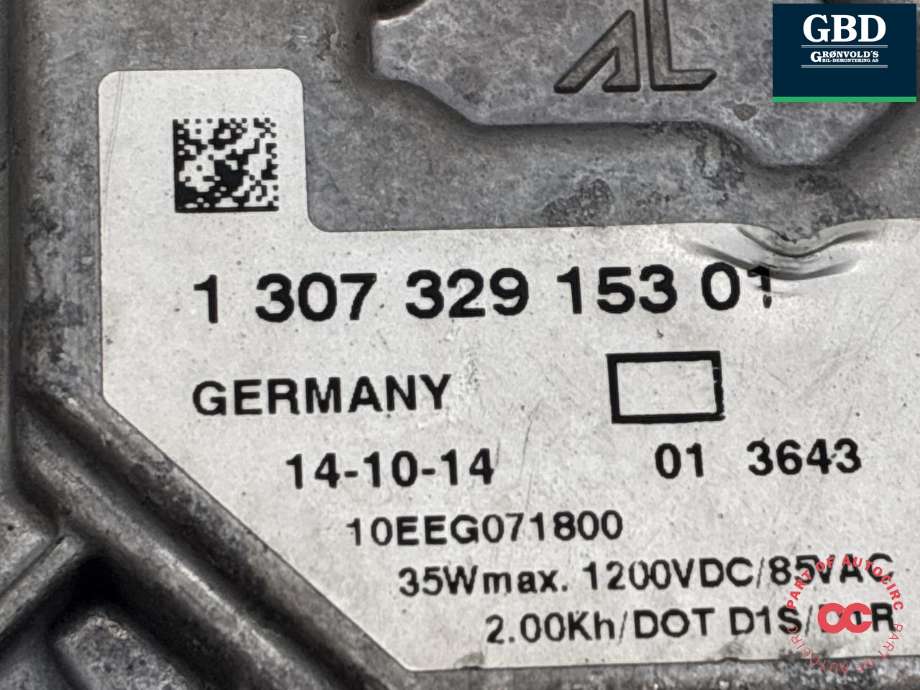 Styreenhet xenon/ballast til BMW X5 2007-2013 (E70) (E70) (|1 307 329 153 01)
