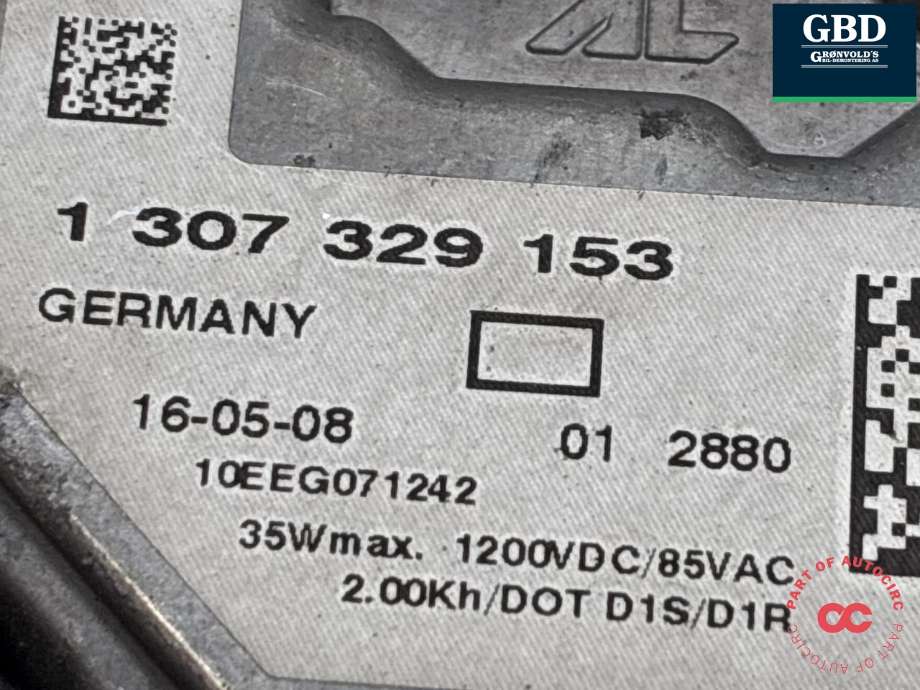 Styreenhet xenon/ballast til BMW X5 2007-2013 (E70) (E70) (|1 307 329 153)