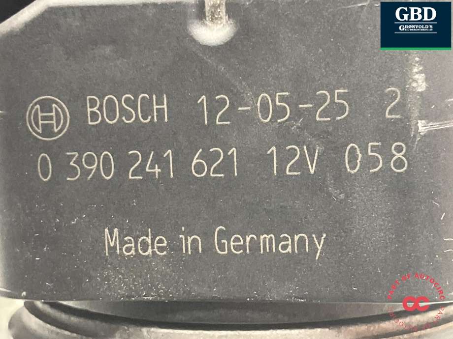 Viskermotor frontrute komplett m/overføring til Citroën Berlingo 2015-2019 (Type II, Fase 2)  (BOSCH||96 828 614 80|0 390 241 621)
