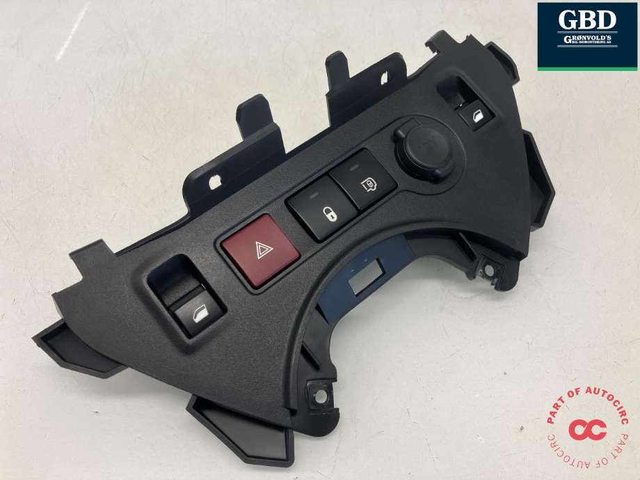 Bryter ruteheis førerdørspanel til Citroën Berlingo 2015-2019 (Type II, Fase 2)  (VISTEON||96 809 319 77|6-311-0656)