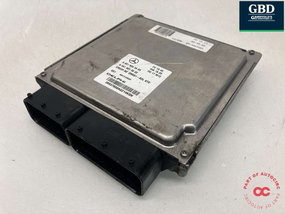 Styreenhet motor til Mercedes Sprinter 2013-2018 (Fase 2) (906) (906) (DELPHI|A 651 900 34 03|A 651 901 35 02|)