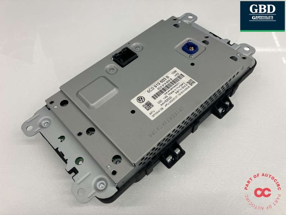Bilstereo betjeningspanel til VW Polo 2014-2017 (Type V, Fase 2) (|6C0 919 603 B|AAH52000)