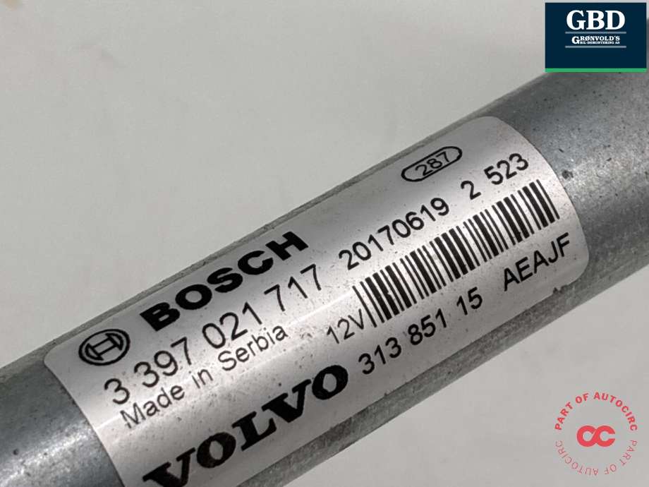 Viskermotor frontrute komplett m/overføring til Volvo V90 / V90 CC / S90 2016-->>  (31385115|3397021717|3 397 021 717)
