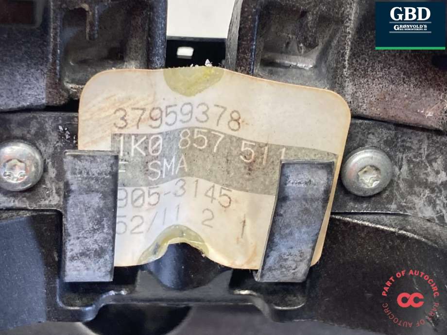Speil innvendig til VW Tiguan 2011-2016 (Type I, Fase 2) (1K0 857 511 E 9B9|1K0 857 511 B SMA|)