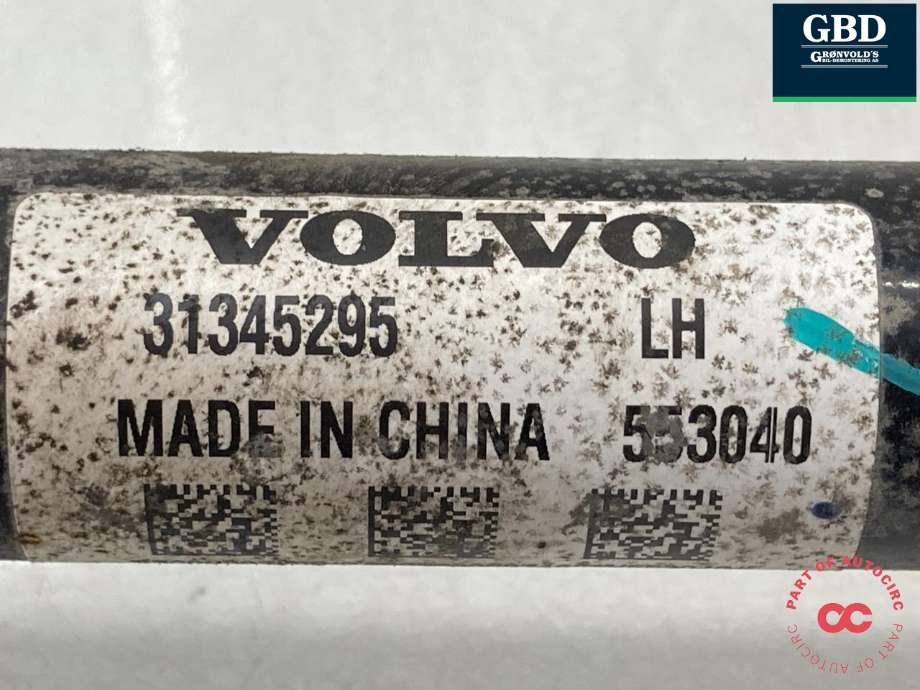 Drivaksel venstre bak, elbil til Volvo EX30 2023-->>  (36003765|31345295|)