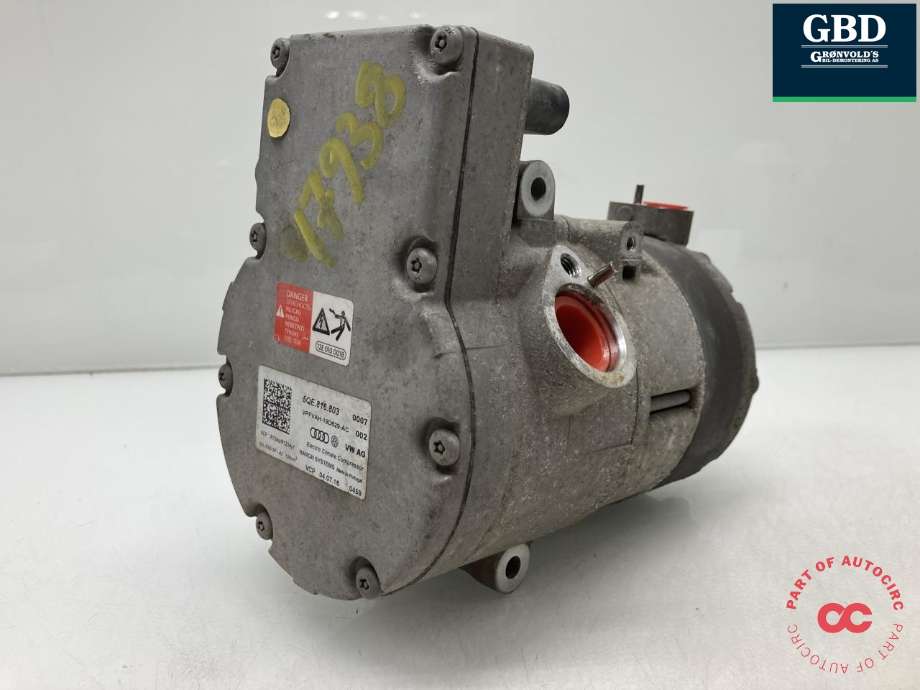 Aircondition kompressor til Audi A3 2016-2020 (Type III, Fase 2)  (5QE 816 803 L|5QE 816 803|)