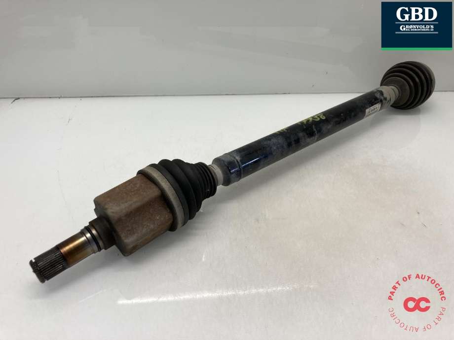 Drivaksel høyre foran, bensin/automat til Audi A3 2016-2020 (Type III, Fase 2)  (5Q0 407 272 FP|5Q0 407 272 DK|5Q0 407 762 SX)