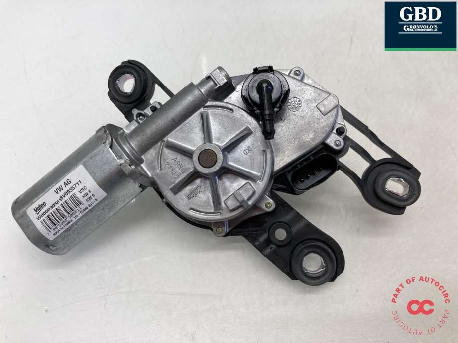Viskermotor bakrute til Audi A3 2016-2020 (Type III, Fase 2)  (8V0 955 711 D|8V0 955 711|)